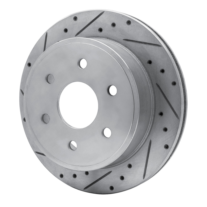 Picture of RNC Brake Rotor - Drill & Slot - R1 03-05 Chevrolet Express 2500 Rear Left Drilled & Slotted Silver Brake Rotor rnc631-48047L