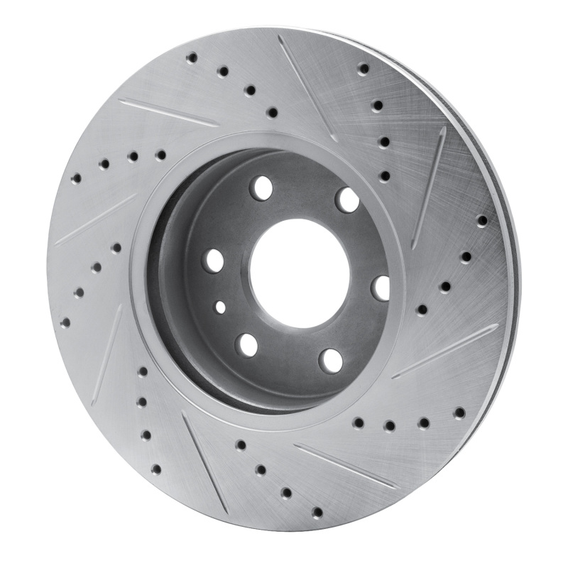 Picture of RNC Brake Rotor - Drill & Slot - R1 15-20 Chevrolet Colorado Front Left Drilled & Slotted Silver Brake Rotor rnc631-48062L