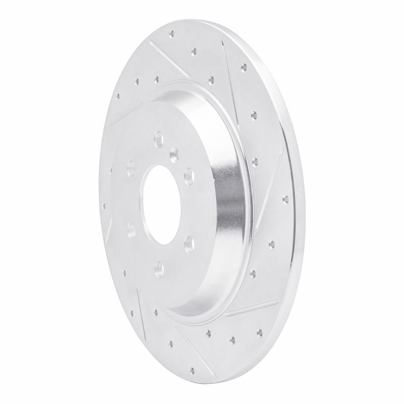 Picture of RNC Brake Rotor - Drill & Slot - R1 11-15 VPG MV-1 Rear Right Drilled & Slotted Silver Brake Rotor rnc631-49000R