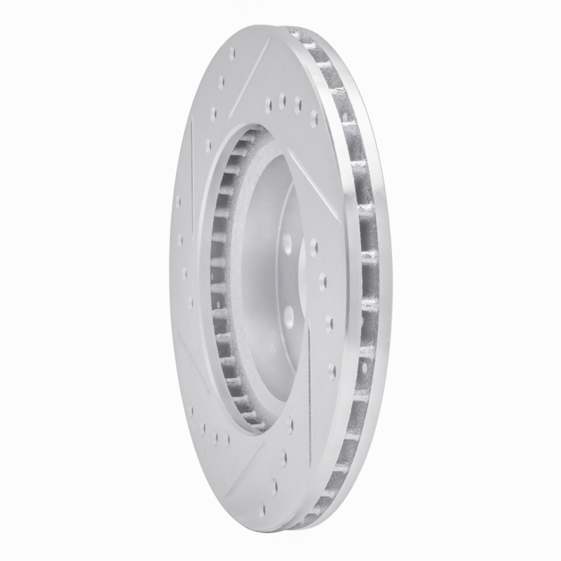 Picture of RNC Brake Rotor - Drill & Slot - R1 90-93 Asuna SUNFIRE Front Right Drilled & Slotted Silver Brake Rotor rnc631-50000R