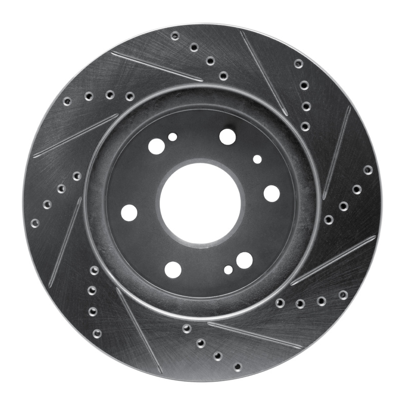 Picture of RNC Brake Rotor - Drill & Slot - R1 09-20 Chevrolet TAHOE Front Left Drilled & Slotted Silver Brake Rotor rnc631-48091L