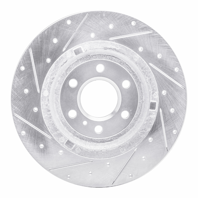 Picture of RNC Brake Rotor - Drill & Slot - R1 11-15 VPG MV-1 Rear Right Drilled & Slotted Silver Brake Rotor rnc631-49000R