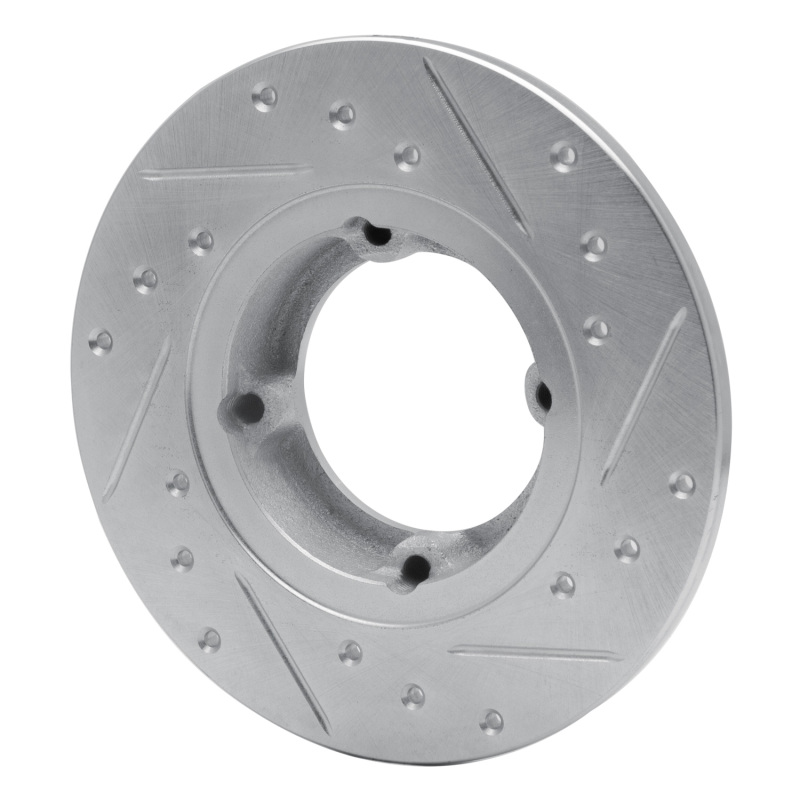 Picture of RNC Brake Rotor - Drill & Slot - R1 85-94 Chevrolet Sprint Front Left Drilled & Slotted Silver Brake Rotor rnc631-50001L