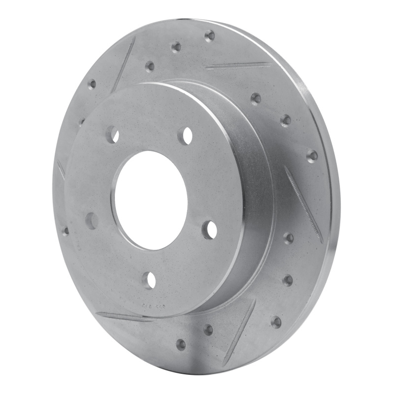 Picture of RNC Brake Rotor - Drill & Slot - R1 84-88 Pontiac 6000 Rear Left Drilled & Slotted Silver Brake Rotor rnc631-52005L