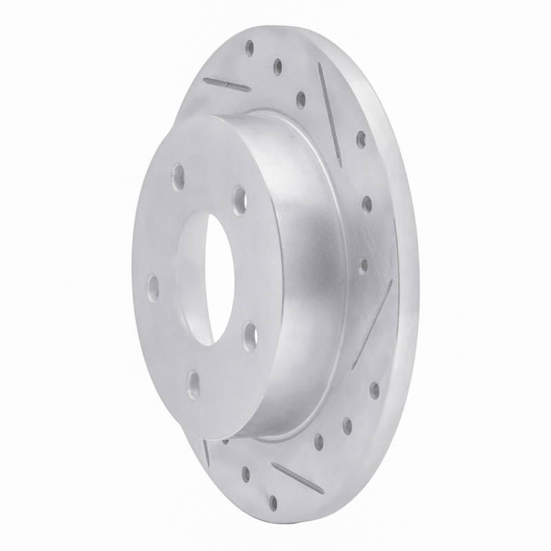 Picture of RNC Brake Rotor - Drill & Slot - R1 84-88 Pontiac 6000 Rear Right Drilled & Slotted Silver Brake Rotor rnc631-52005R