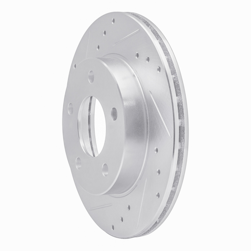Picture of RNC Brake Rotor - Drill & Slot - R1 90-90 Pontiac 6000 Rear Left Drilled & Slotted Silver Brake Rotor rnc631-52008L