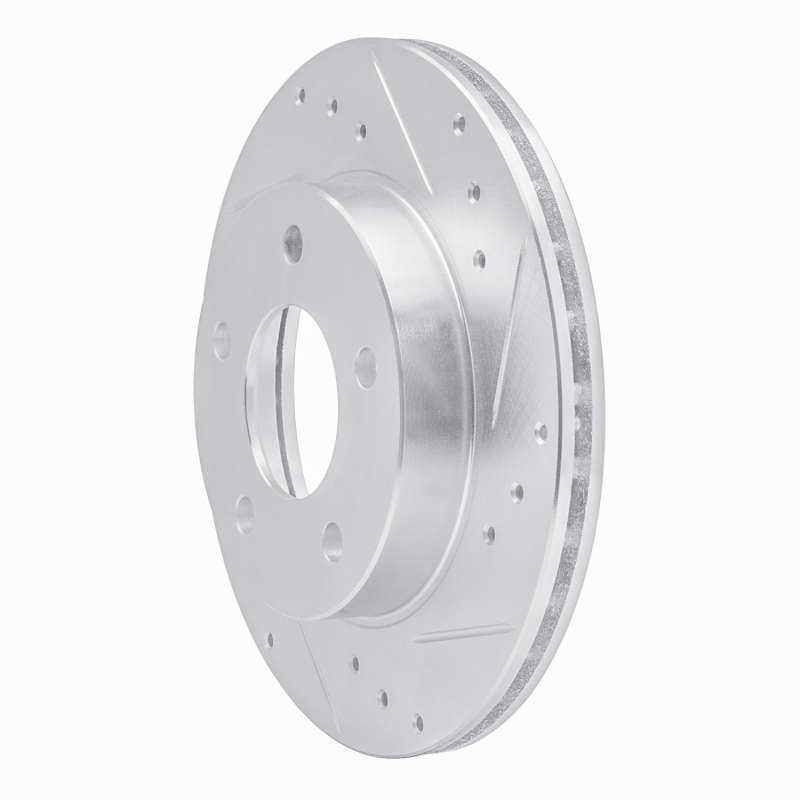 Picture of RNC Brake Rotor - Drill & Slot - R1 90-90 Pontiac 6000 Rear Right Drilled & Slotted Silver Brake Rotor rnc631-52008R