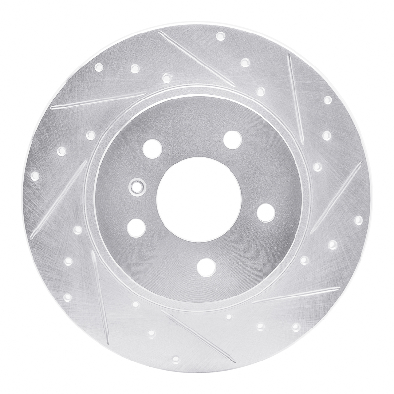 Picture of RNC Brake Rotor - Drill & Slot - R1 05-05 Buick TERRAZA Rear Right Drilled & Slotted Silver Brake Rotor rnc631-52025R