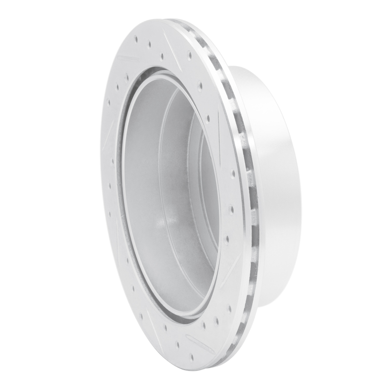 Picture of RNC Brake Rotor - Drill & Slot - R1 05-06 Pontiac GTO Rear Left Drilled & Slotted Silver Brake Rotor rnc631-52017L