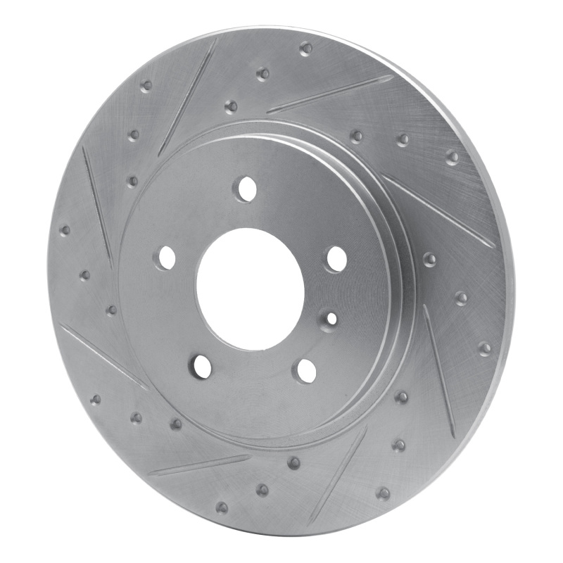 Picture of RNC Brake Rotor - Drill & Slot - R1 05-05 Buick TERRAZA Rear Left Drilled & Slotted Silver Brake Rotor rnc631-52025L