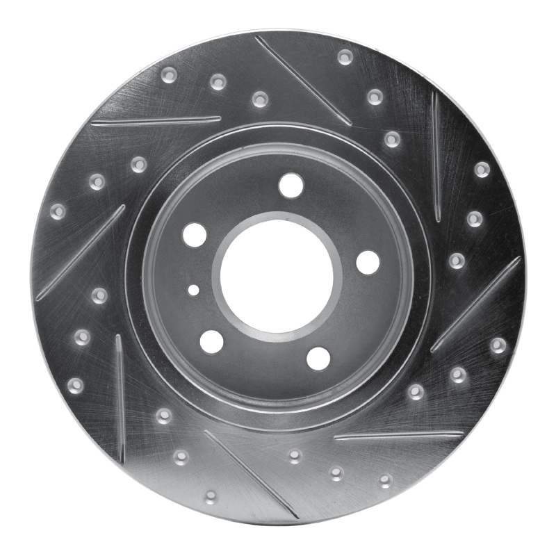 Picture of RNC Brake Rotor - Drill & Slot - R1 05-05 Buick TERRAZA Rear Left Drilled & Slotted Silver Brake Rotor rnc631-52026L
