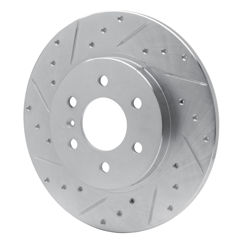 Picture of RNC Brake Rotor - Drill & Slot - R1 06-09 Buick TERRAZA Rear Left Drilled & Slotted Silver Brake Rotor rnc631-52028L