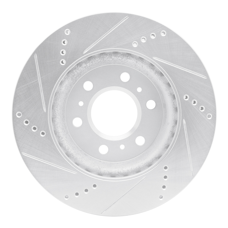 Picture of RNC Brake Rotor - Drill & Slot - R1 06-09 Buick TERRAZA Front Right Drilled & Slotted Silver Brake Rotor rnc631-52027R