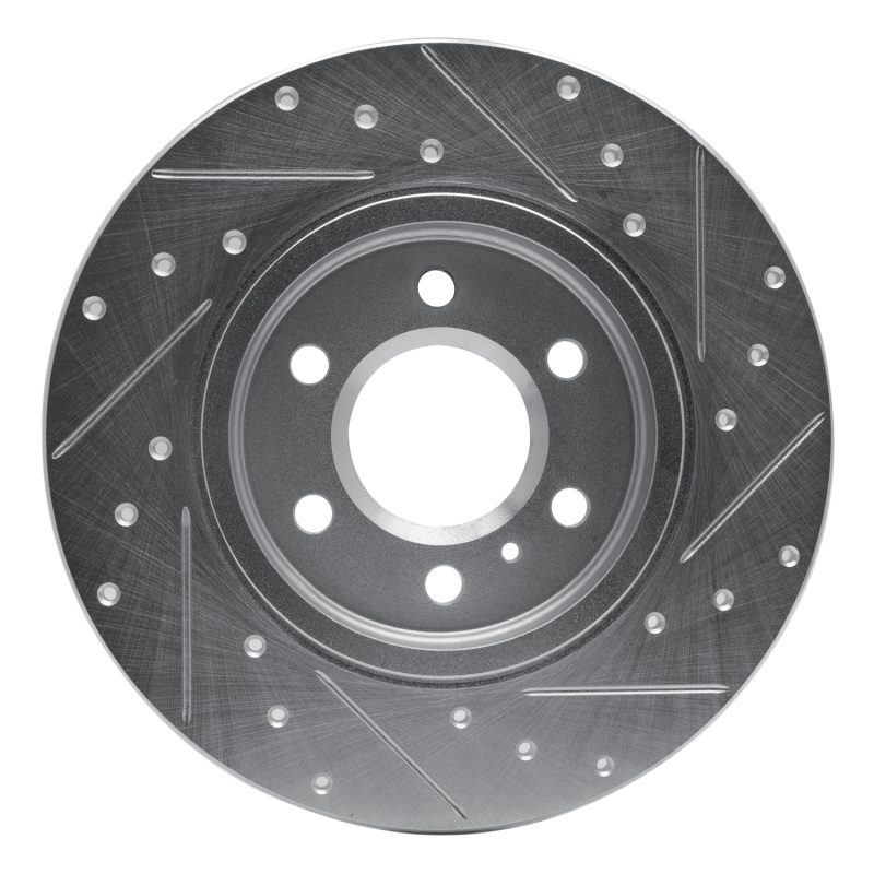 Picture of RNC Brake Rotor - Drill & Slot - R1 06-06 Buick TERRAZA Rear Left Drilled & Slotted Silver Brake Rotor rnc631-52029L