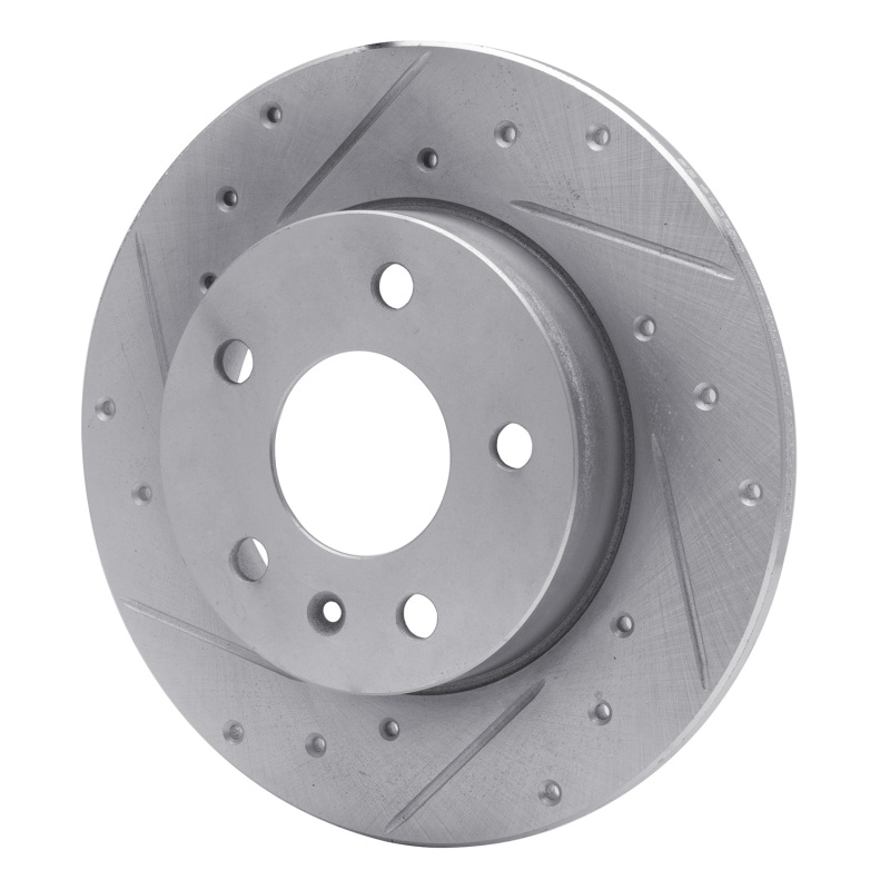 Picture of RNC Brake Rotor - Drill & Slot - R1 02-08 Chevrolet Meriva (Mexico) Rear Left Drilled & Slotted Silver Brake Rotor rnc631-53007L