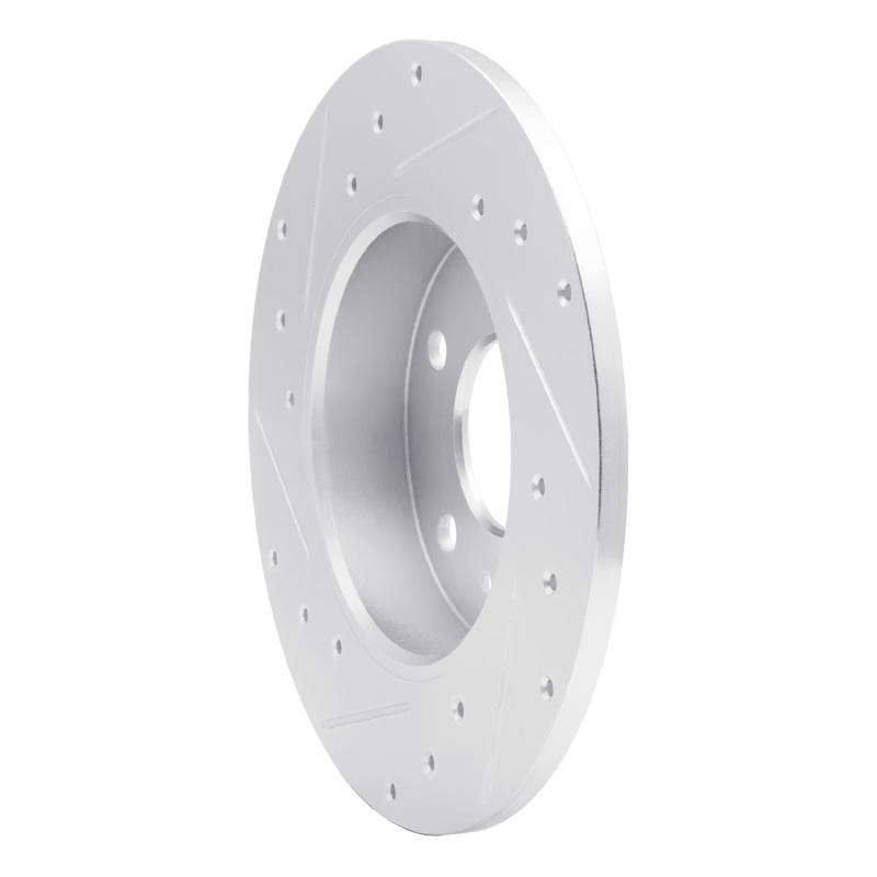 Picture of RNC Brake Rotor - Drill & Slot - R1 02-08 Chevrolet Zafira (Mexico) Rear Right Drilled & Slotted Silver Brake Rotor rnc631-53007R