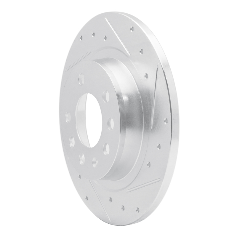 Picture of RNC Brake Rotor - Drill & Slot - R1 06-10 Pontiac SOLSTICE Rear Right Drilled & Slotted Silver Brake Rotor rnc631-53006R