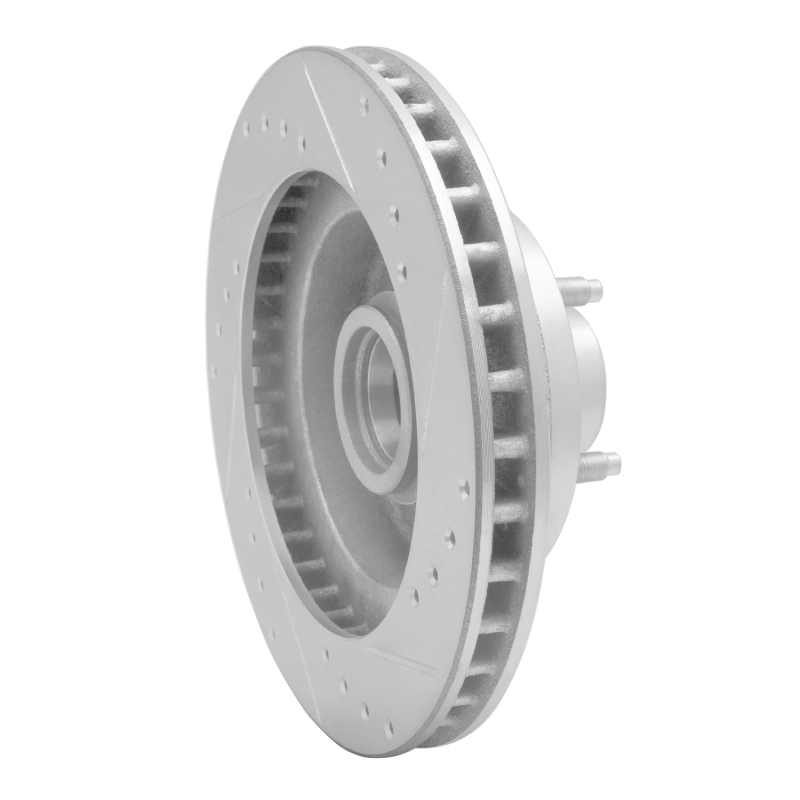Picture of RNC Brake Rotor - Drill & Slot - R1 73-73 Ford Country Squire Front Left Drilled & Slotted Silver Brake Rotor rnc631-54011L