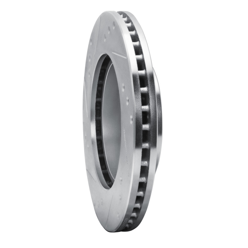 Picture of RNC Brake Rotor - Drill & Slot - R1 86-92 Ford Taurus (Excl SHO) Rear Right Front Right Drilled & Slotted Silver Brake Rotor rnc631-54020R