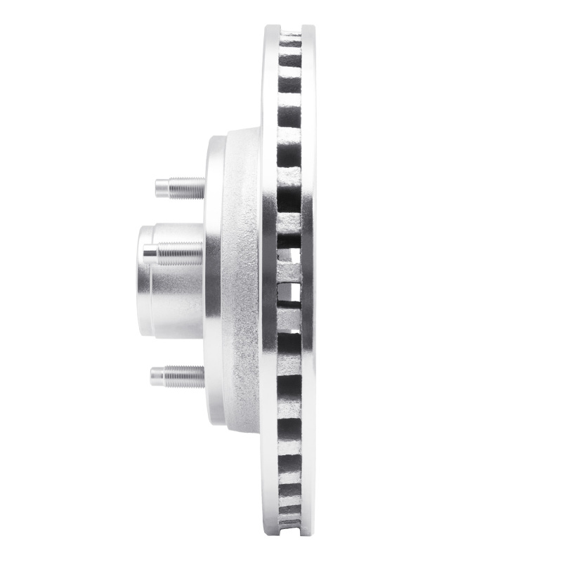 Picture of RNC Brake Rotor - Drill & Slot - R1 87-88 Ford Thunderbird Front Left Drilled & Slotted Silver Brake Rotor rnc631-54028L