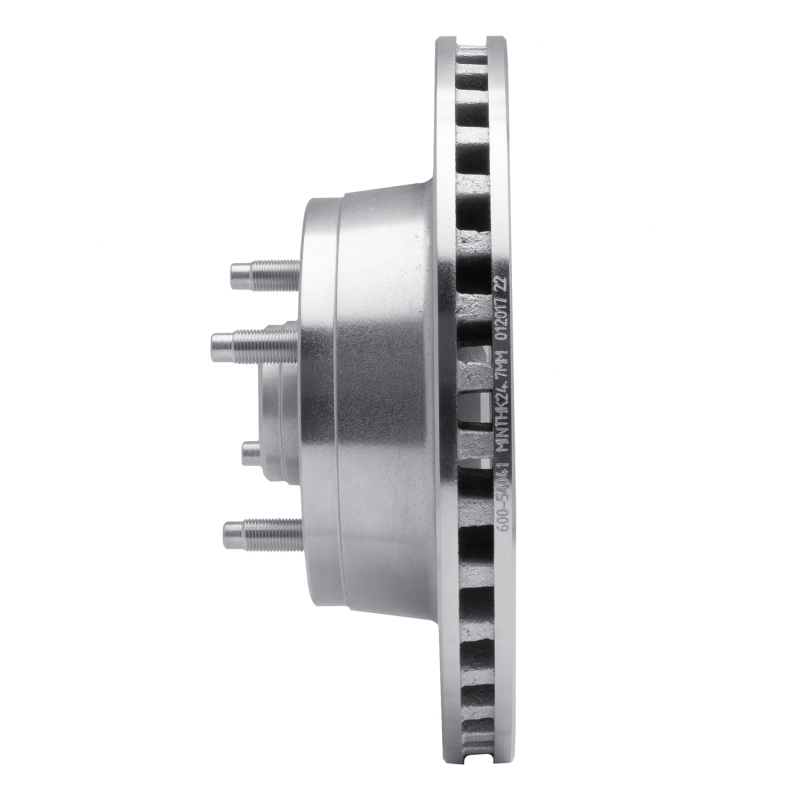 Picture of RNC Brake Rotor - Drill & Slot - R1 93-93 Ford Mustang Front Left Drilled & Slotted Silver Brake Rotor rnc631-54041L
