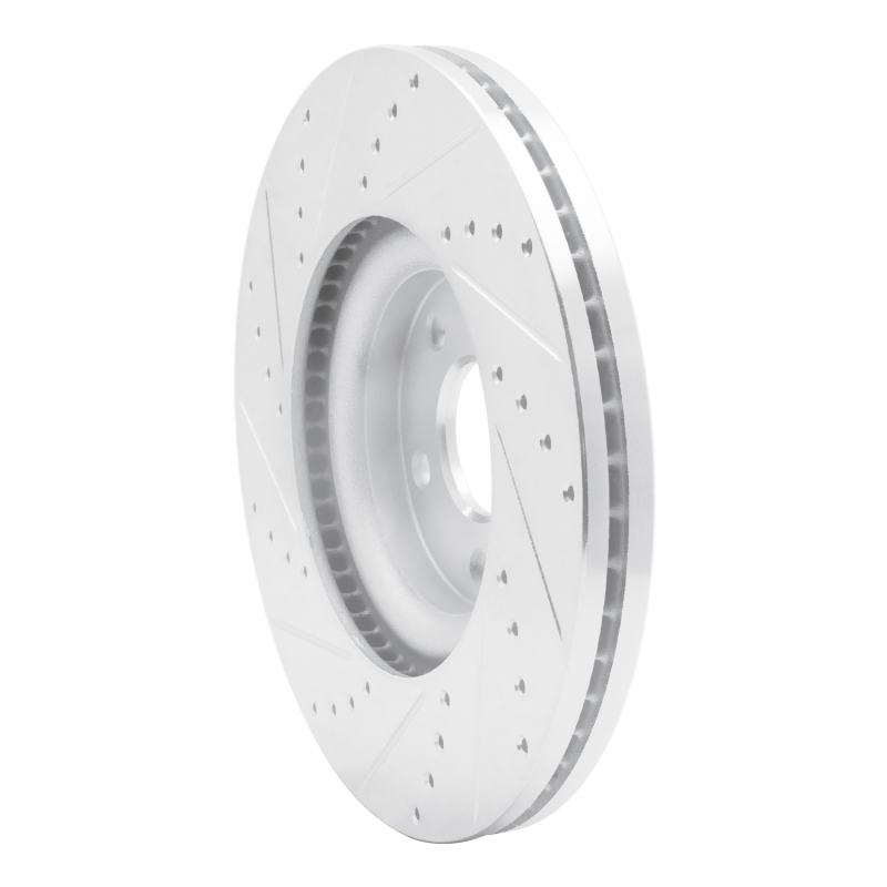 Picture of RNC Brake Rotor - Drill & Slot - R1 13-20 Ford Fusion Front Right Drilled & Slotted Silver Brake Rotor rnc631-54073R
