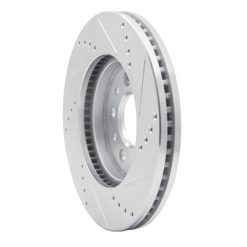 Picture of RNC Brake Rotor - Drill & Slot - R1 04-07 Ford Freestar Front Left Drilled & Slotted Silver Brake Rotor rnc631-54086L
