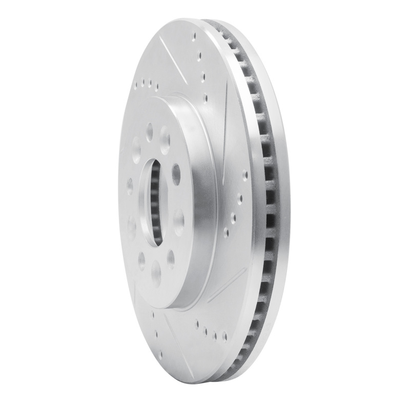 Picture of RNC Brake Rotor - Drill & Slot - R1 04-07 Ford Freestar Front Right Drilled & Slotted Silver Brake Rotor rnc631-54086R