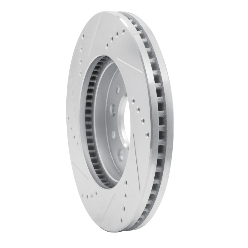 Picture of RNC Brake Rotor - Drill & Slot - R1 04-07 Ford Freestar Front Right Drilled & Slotted Silver Brake Rotor rnc631-54086R