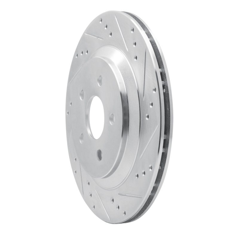 Picture of RNC Brake Rotor - Drill & Slot - R1 04-07 Ford Freestar Rear Right Drilled & Slotted Silver Brake Rotor rnc631-54087R