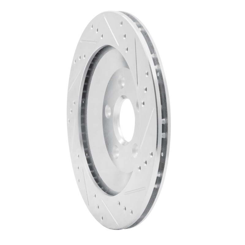 Picture of RNC Brake Rotor - Drill & Slot - R1 04-07 Ford Freestar Rear Left Drilled & Slotted Silver Brake Rotor rnc631-54087L