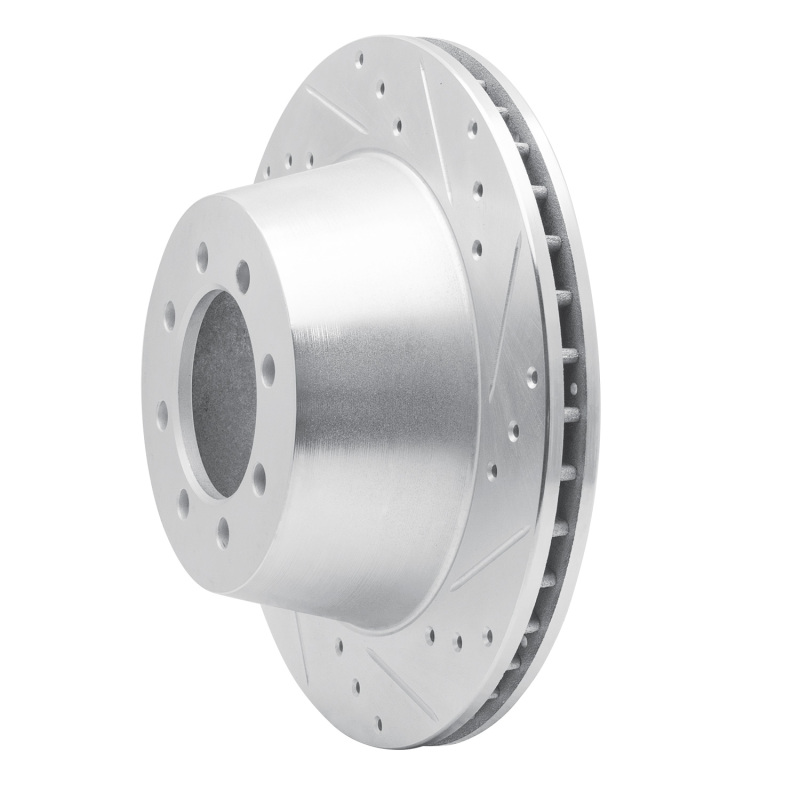 Picture of RNC Brake Rotor - Drill & Slot - R1 68-76 Ford F-350 2WD (Excl Super Duty) Front Right Drilled & Slotted Silver Brake Rotor rnc631-54100R