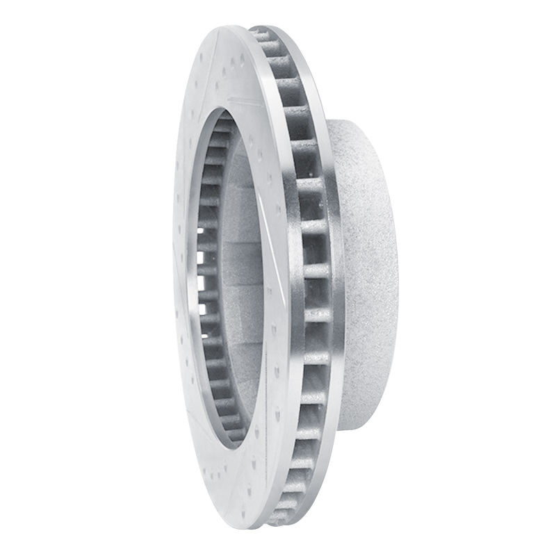 Picture of RNC Brake Rotor - Drill & Slot - R1 76-79 Ford F-250 4WD (Excl Super Duty) Front Right Drilled & Slotted Silver Brake Rotor rnc631-54103R