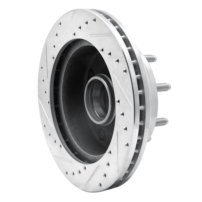 Picture of RNC Brake Rotor - Drill & Slot - R1 80-85 Ford E-350 Econoline Club Wagon Front Right Drilled & Slotted Silver Brake Rotor rnc631-54106R