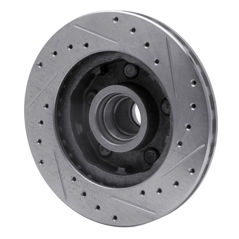 Picture of RNC Brake Rotor - Drill & Slot - R1 86-92 Ford Explorer Front Left Drilled & Slotted Silver Brake Rotor rnc631-54122L