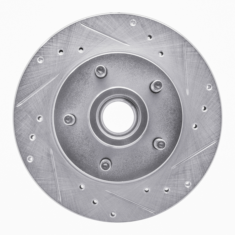 Picture of RNC Brake Rotor - Drill & Slot - R1 91-94 Ford Explorer Front Right Drilled & Slotted Silver Brake Rotor rnc631-54126R