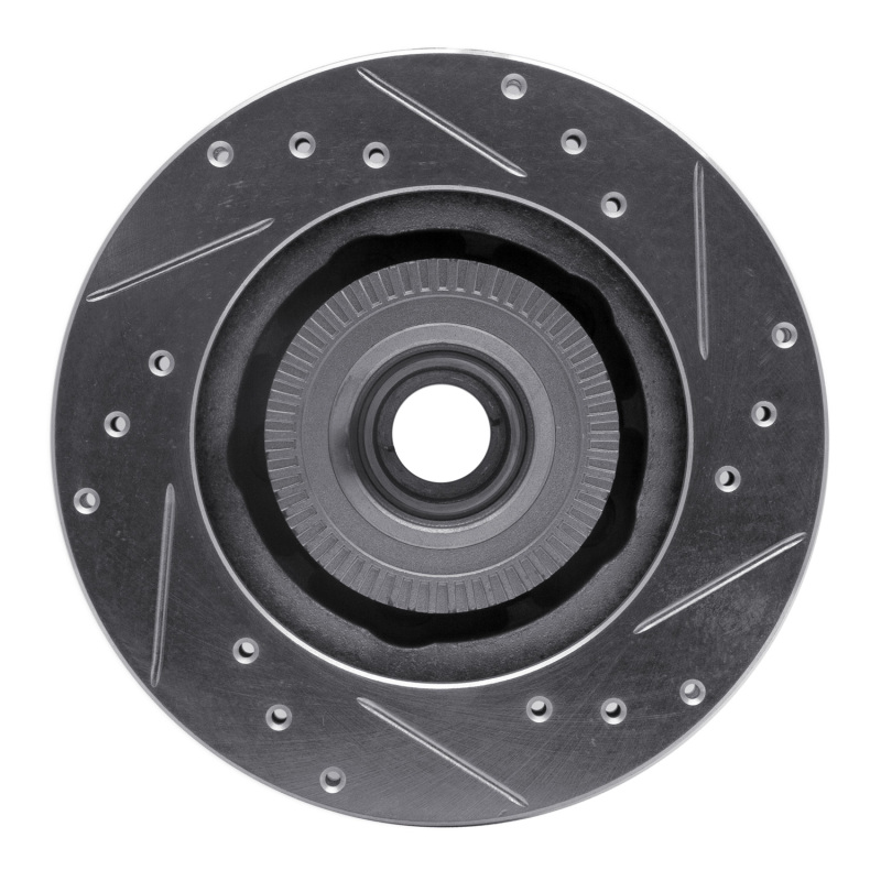 Picture of RNC Brake Rotor - Drill & Slot - R1 91-94 Ford Explorer Front Left Drilled & Slotted Silver Brake Rotor rnc631-54126L