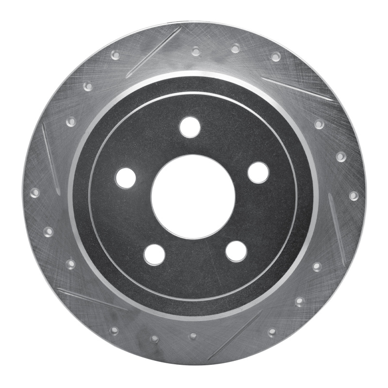 Picture of RNC Brake Rotor - Drill & Slot - R1 95-03 Ford Windstar Rear Left Drilled & Slotted Silver Brake Rotor rnc631-54137L