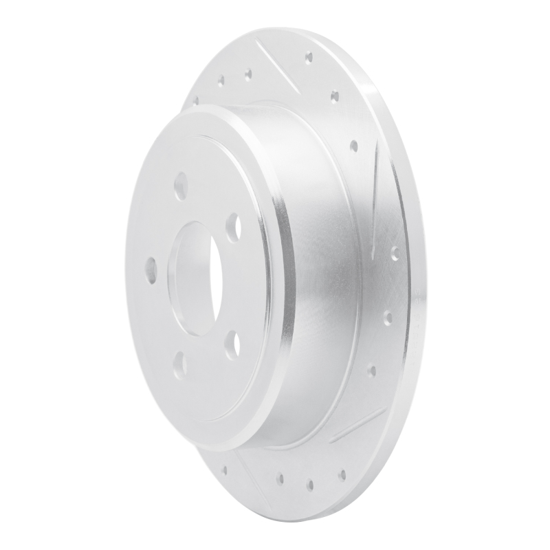Picture of RNC Brake Rotor - Drill & Slot - R1 95-03 Ford Windstar Rear Right Drilled & Slotted Silver Brake Rotor rnc631-54137R