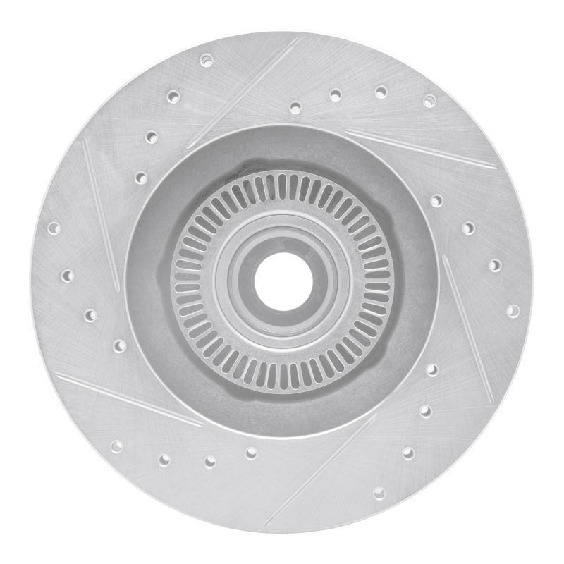 Picture of RNC Brake Rotor - Drill & Slot - R1 95-11 Ford Ranger (USA/Canada) Front Right Drilled & Slotted Silver Brake Rotor rnc631-54141R