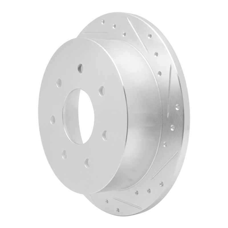 Picture of RNC Brake Rotor - Drill & Slot - R1 97-04 Ford F-150 RWD Rear Right Drilled & Slotted Silver Brake Rotor rnc631-54151R