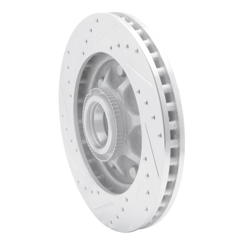 Picture of RNC Brake Rotor - Drill & Slot - R1 97-04 Ford F-150 RWD Front Right Drilled & Slotted Silver Brake Rotor rnc631-54150R