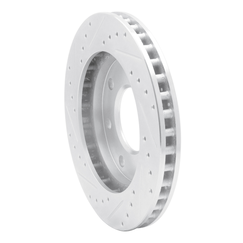 Picture of RNC Brake Rotor - Drill & Slot - R1 97-04 Ford F-150 4WD Front Right Drilled & Slotted Silver Brake Rotor rnc631-54152R