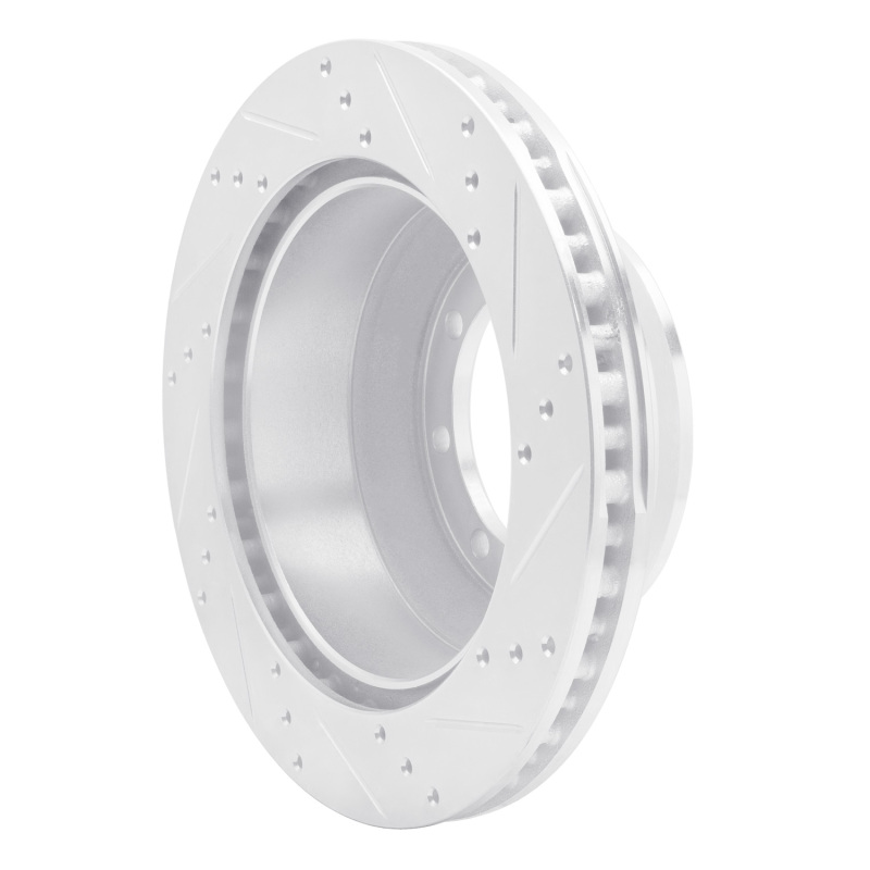 Picture of RNC Brake Rotor - Drill & Slot - R1 99-07 Ford E-350 Super Duty Rear Left Drilled & Slotted Silver Brake Rotor rnc631-54168L