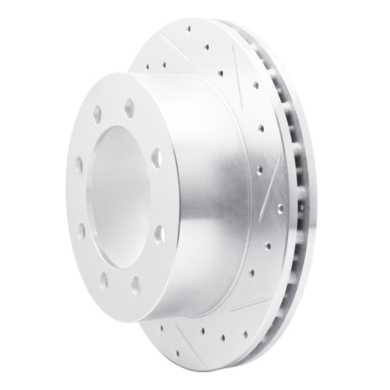 Picture of RNC Brake Rotor - Drill & Slot - R1 99-07 Ford E-350 Club Wagon Rear Right Drilled & Slotted Silver Brake Rotor rnc631-54167R