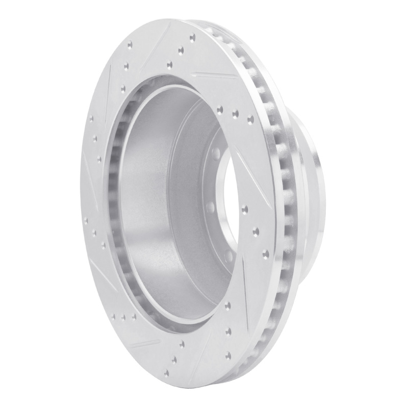 Picture of RNC Brake Rotor - Drill & Slot - R1 99-07 Ford E-350 Super Duty Rear Right Drilled & Slotted Silver Brake Rotor rnc631-54168R