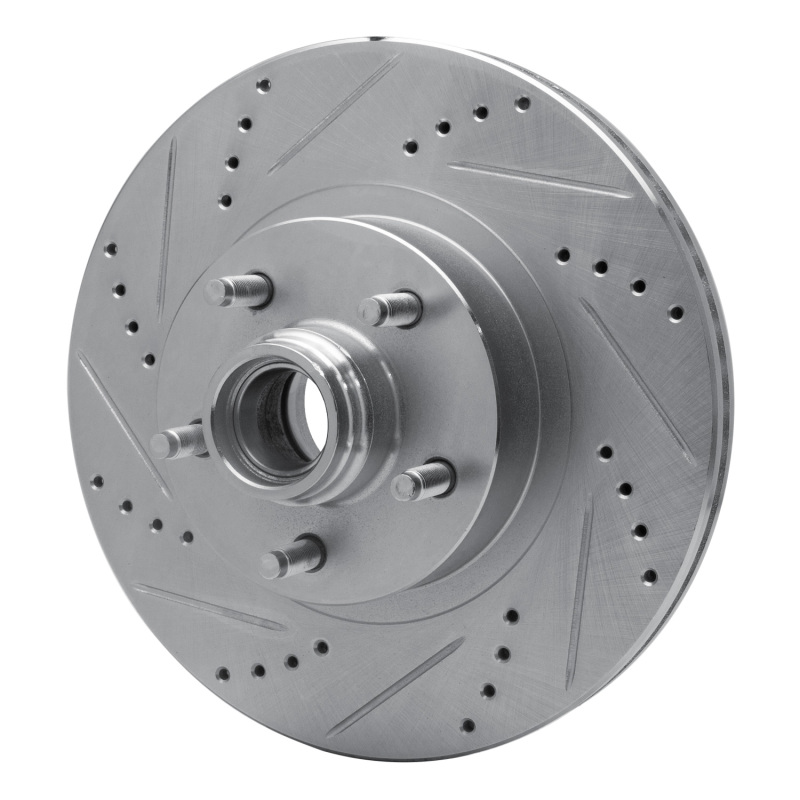 Picture of RNC Brake Rotor - Drill & Slot - R1 01-05 Ford Explorer Sport Trac Front Left Drilled & Slotted Silver Brake Rotor rnc631-54172L