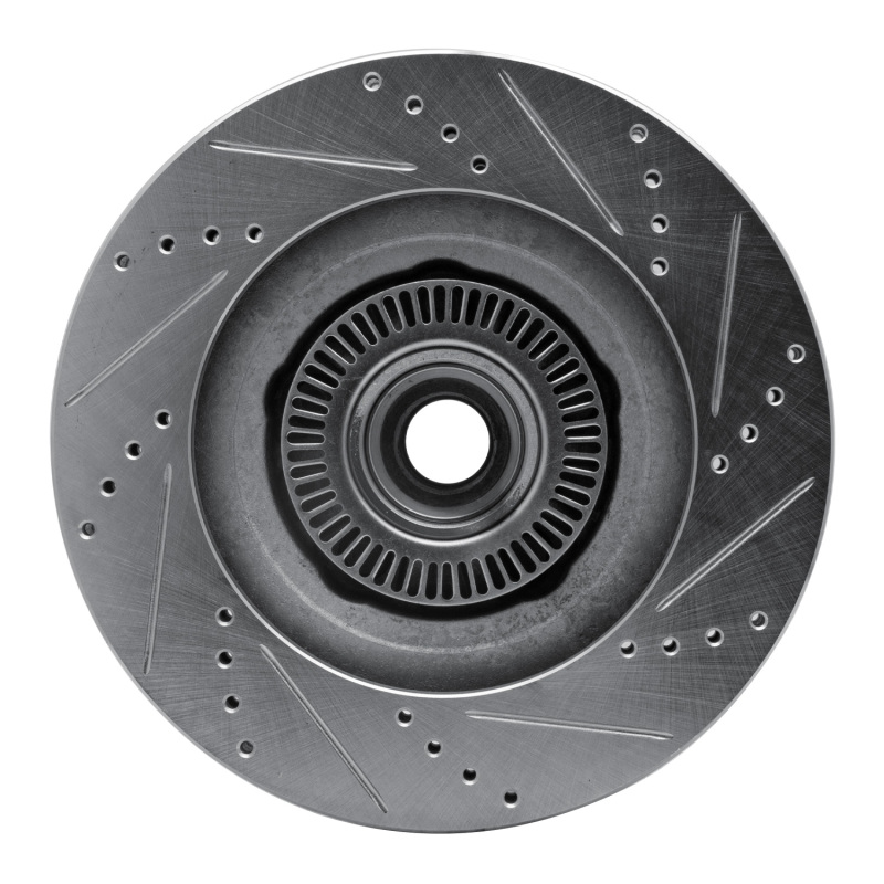 Picture of RNC Brake Rotor - Drill & Slot - R1 01-05 Ford Explorer Sport Trac Front Left Drilled & Slotted Silver Brake Rotor rnc631-54172L