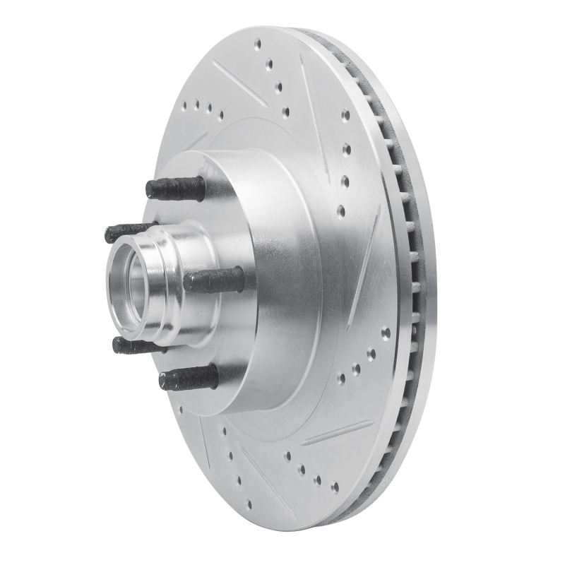 Picture of RNC Brake Rotor - Drill & Slot - R1 01-05 Ford Explorer Sport Front Right Drilled & Slotted Silver Brake Rotor rnc631-54172R