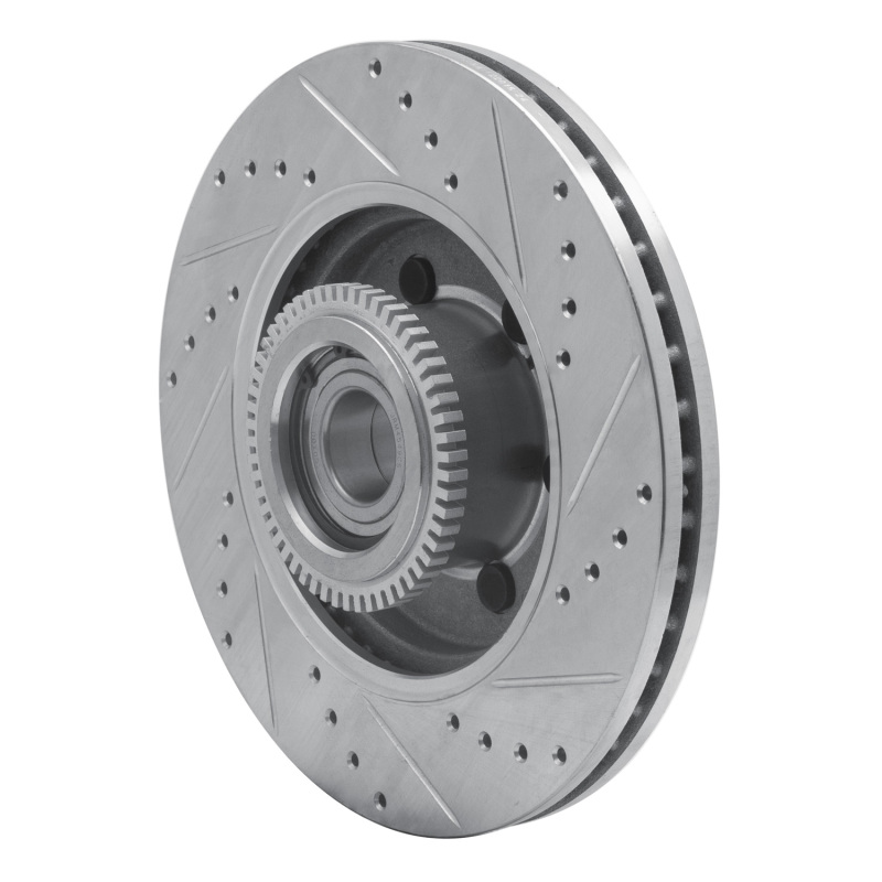 Picture of RNC Brake Rotor - Drill & Slot - R1 04-08 Ford F-150 RWD Front Left Drilled & Slotted Silver Brake Rotor rnc631-54184L